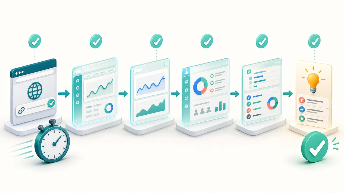 Workflow เช็ค Traffic Website ผ่าน Google Search Console และ GA4