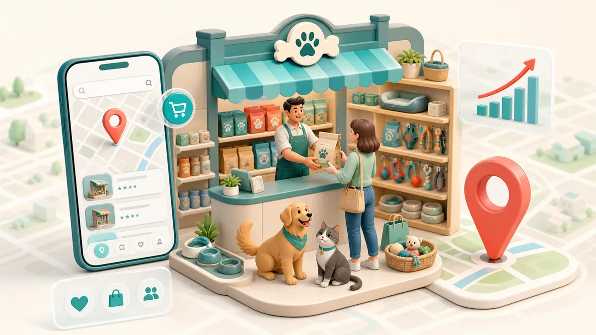 Pet Shop ใกล้บ้านที่ลูกค้าค้นพบและมาซื้อสินค้าได้ทันทีผ่าน Google Maps