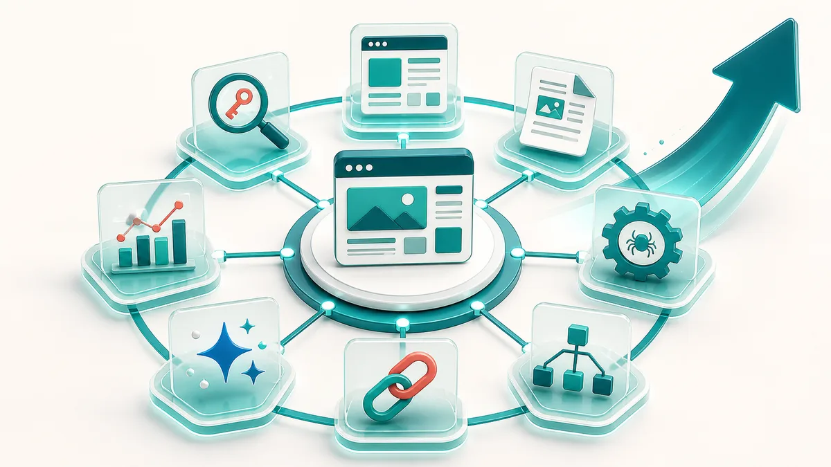 ระบบงาน SEO หลายด้านที่ทำงานร่วมกันเพื่อเพิ่ม Traffic เว็บไซต์